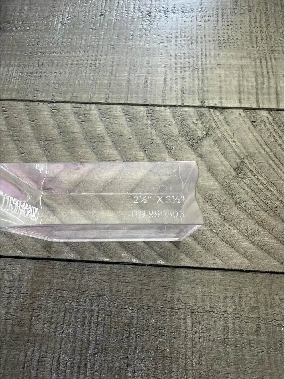 Close To My Heart acrylic stamp block 2 1/2x 2 1/2 inches BN 990503
